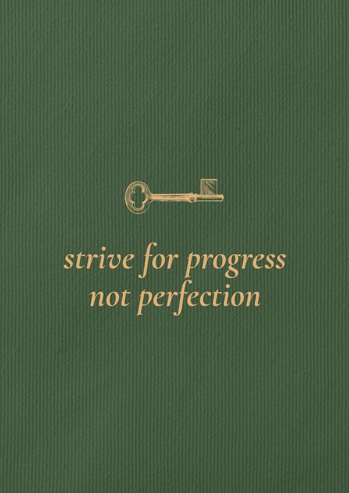 Encouraging quote poster template, editable design