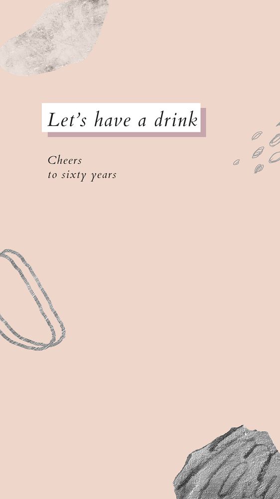 Aesthetic birthday Instagram story template, peach design