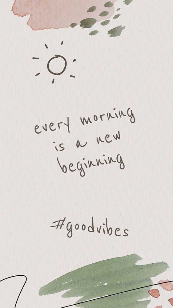 Positivity quote instagram story template, memphis, editable text