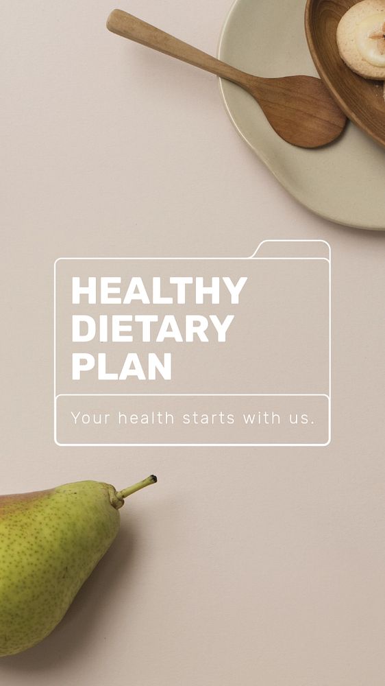 Diet plan Facebook story template