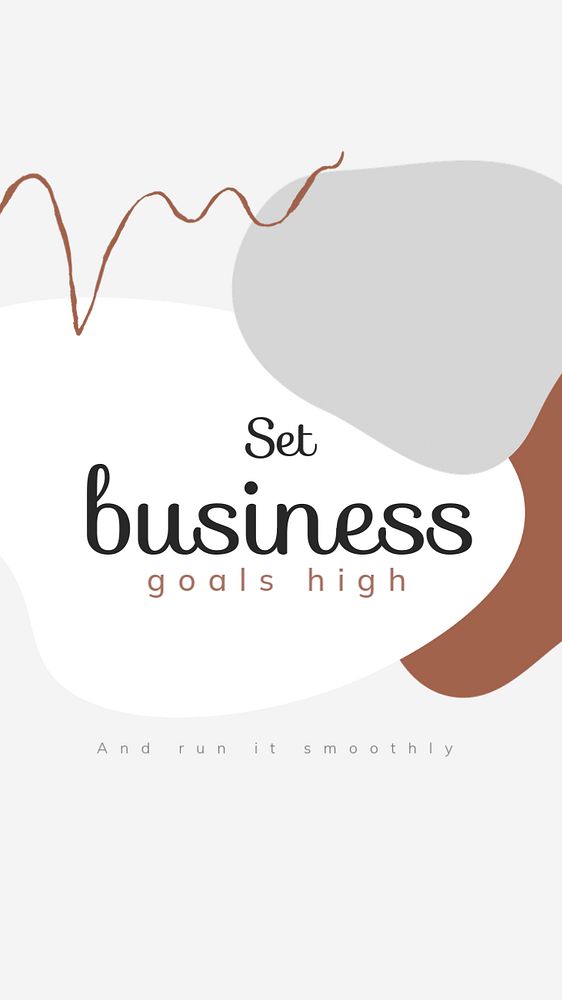 Business strategy instagram story template, memphis aesthetic, editable text