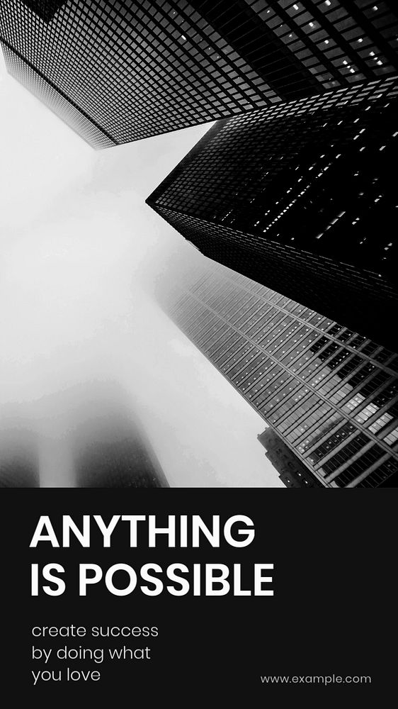 Architect studio Instagram story template, editable text
