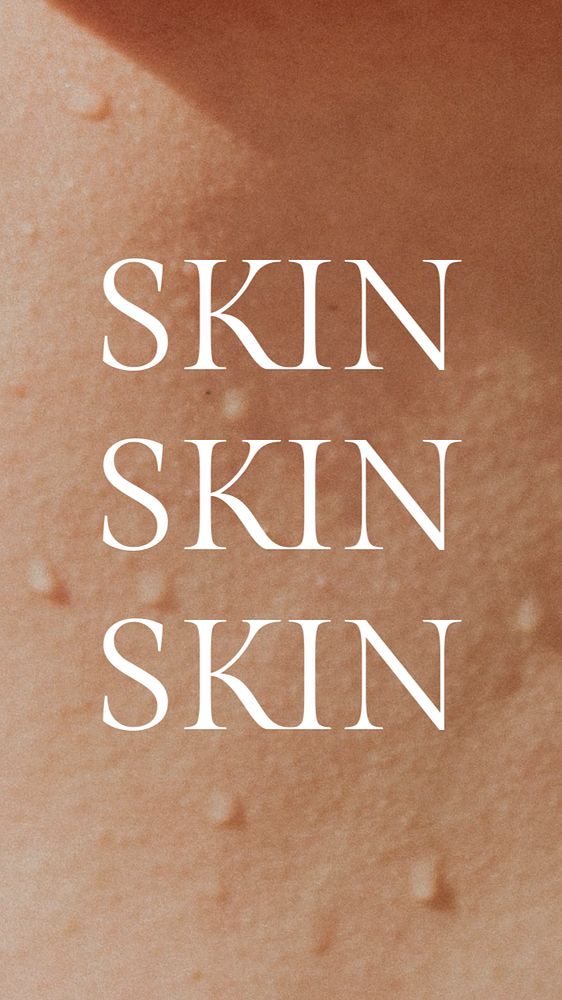 Skin aesthetic Instagram story template