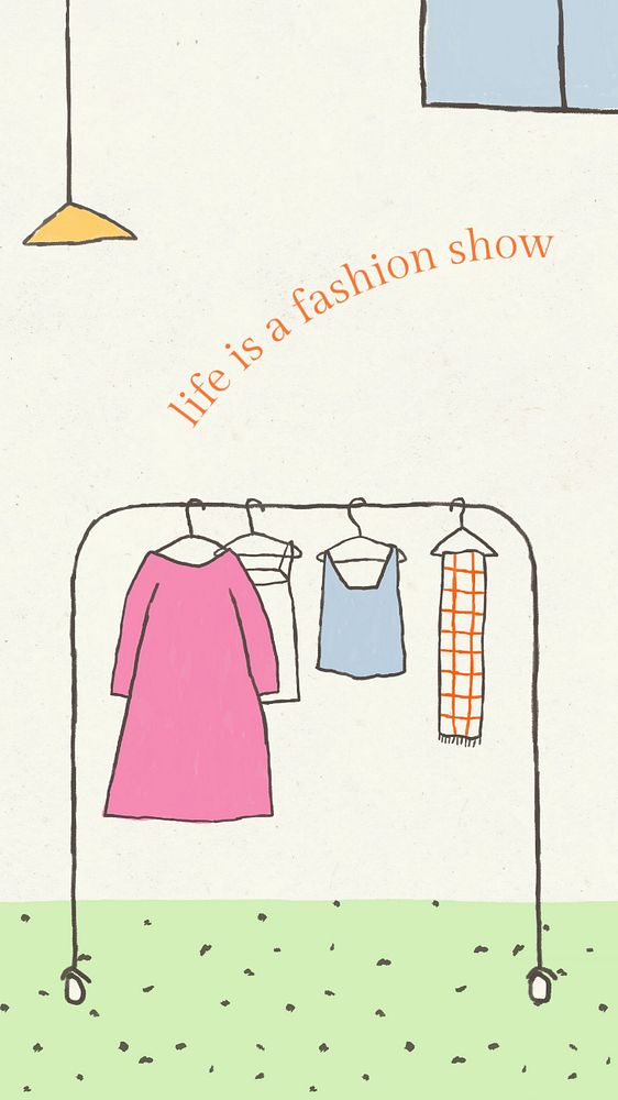 Fashion quote Facebook story template, editable design