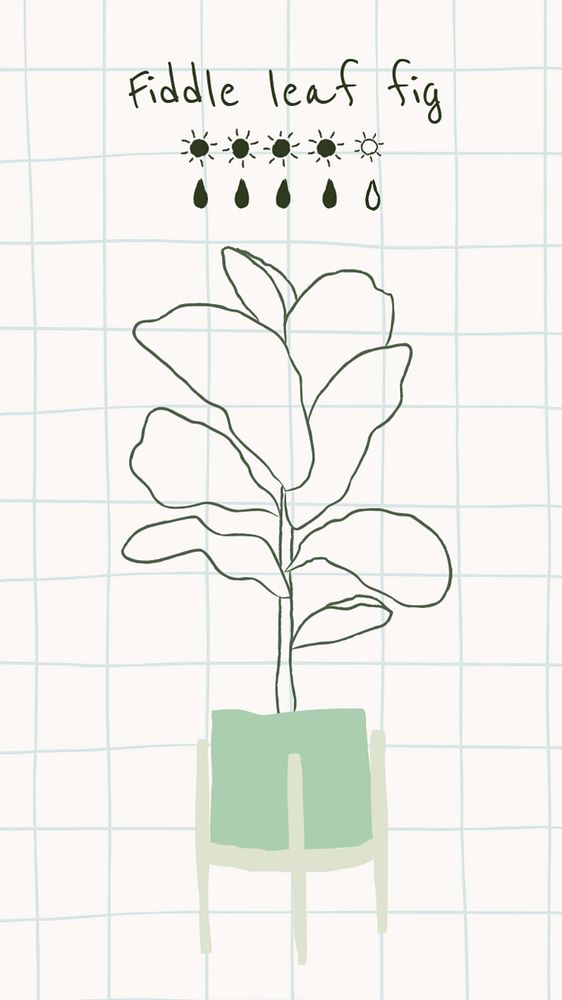 Plant care Facebook story template, editable design