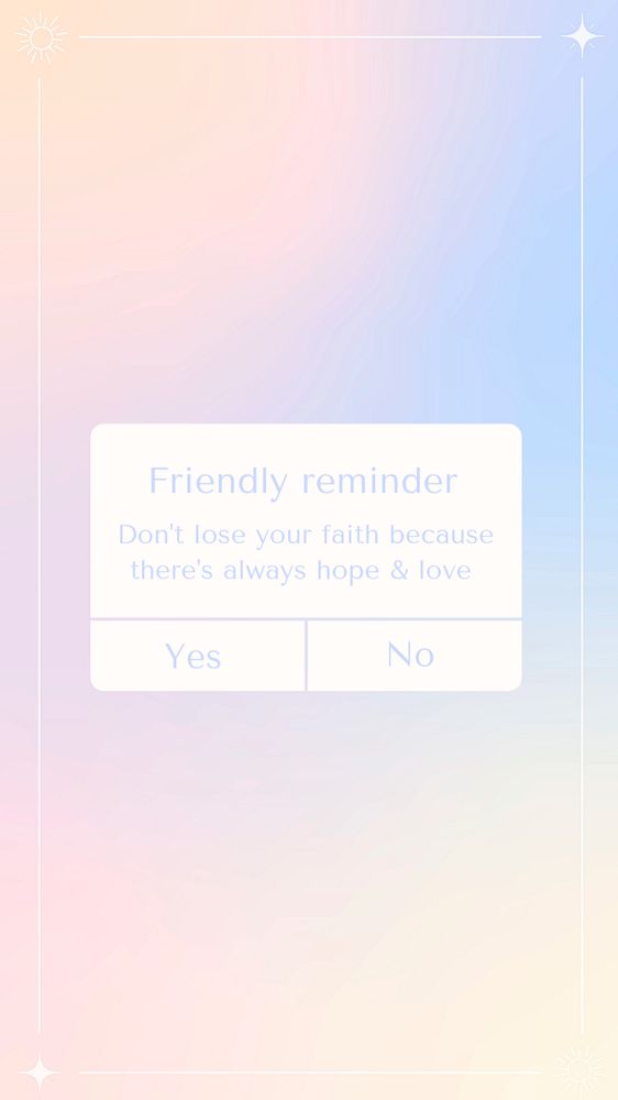 Spirituality editable Instagram story template, gradient pastel design