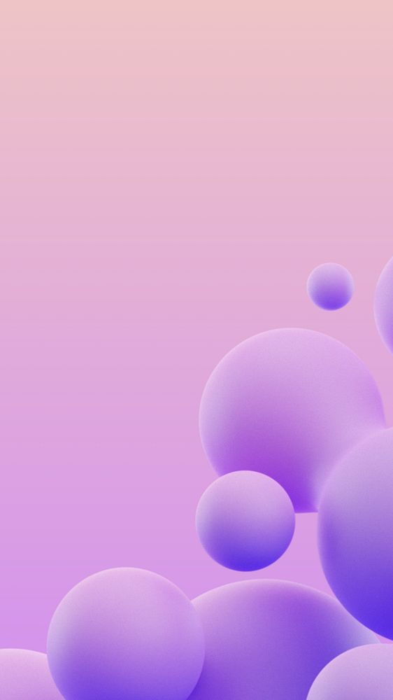 3D gradient fluid mobile wallpaper, editable blob shape design