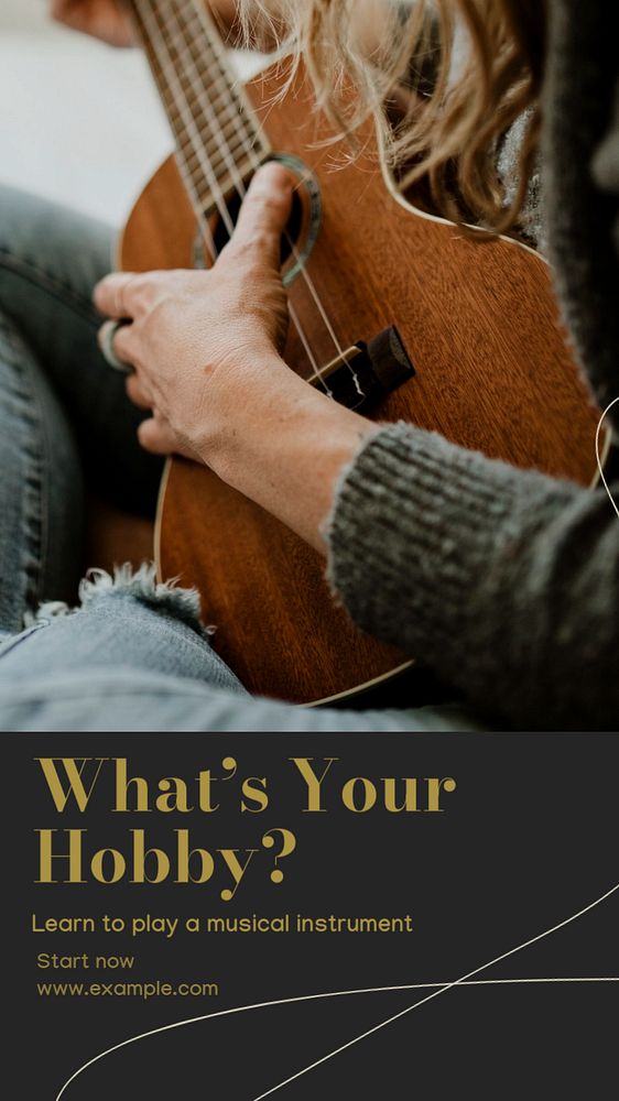 What's your hobby social story template, editable text