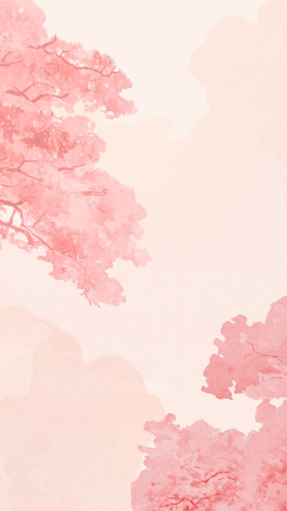 Pastel pink sky phone wallpaper, editable design