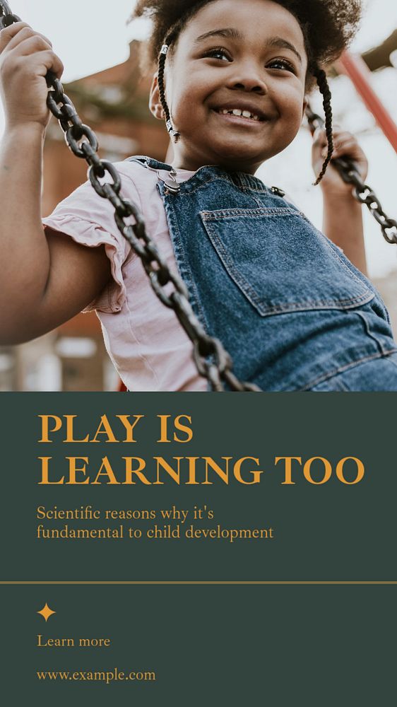 Play is learning social story template, editable text