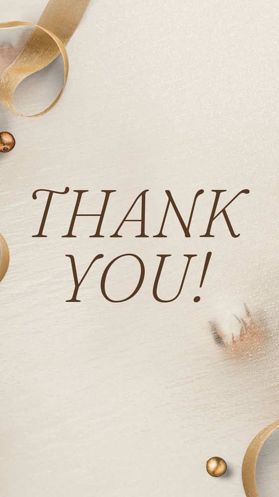 Thank you Instagram story template, editable text