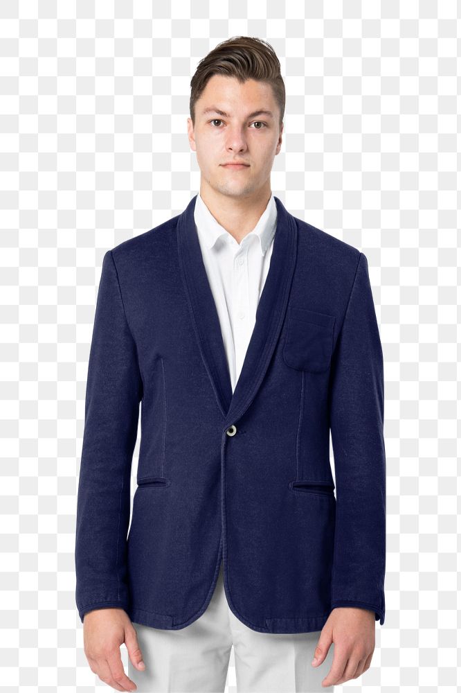 Formal wear mockup png element, men's smart apparel design