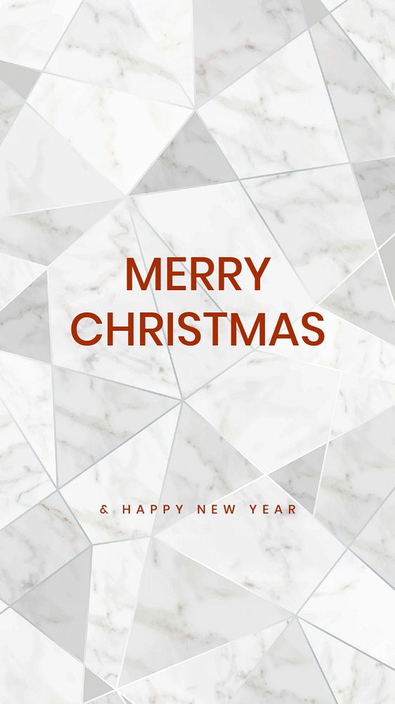 Christmas greeting Facebook story template, editable design