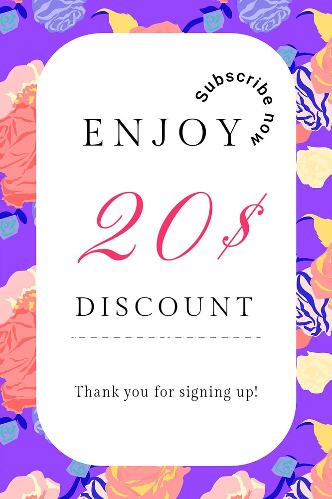 Shopping deal pinterest pin template, editable text