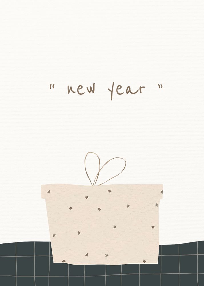 New Year invitation card template,  editable design