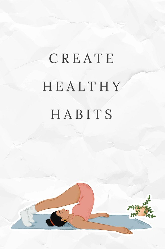 Healthy lifestyle Pinterest post template, editable motivational design