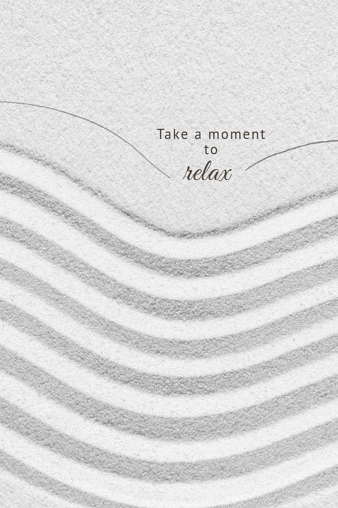 Relaxation Pinterest pin template, editable design