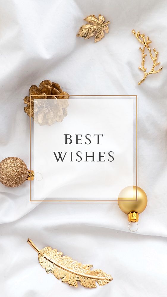 Best wishes Instagram story template, editable design