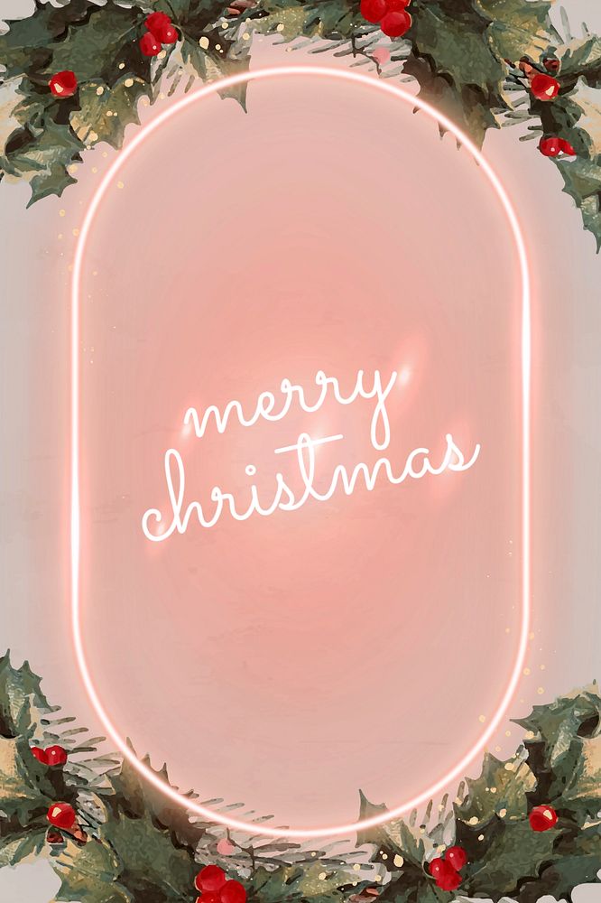 Merry Christmas Pinterest pin template, editable design