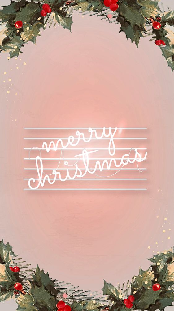 Christmas greetings Facebook story template, editable text