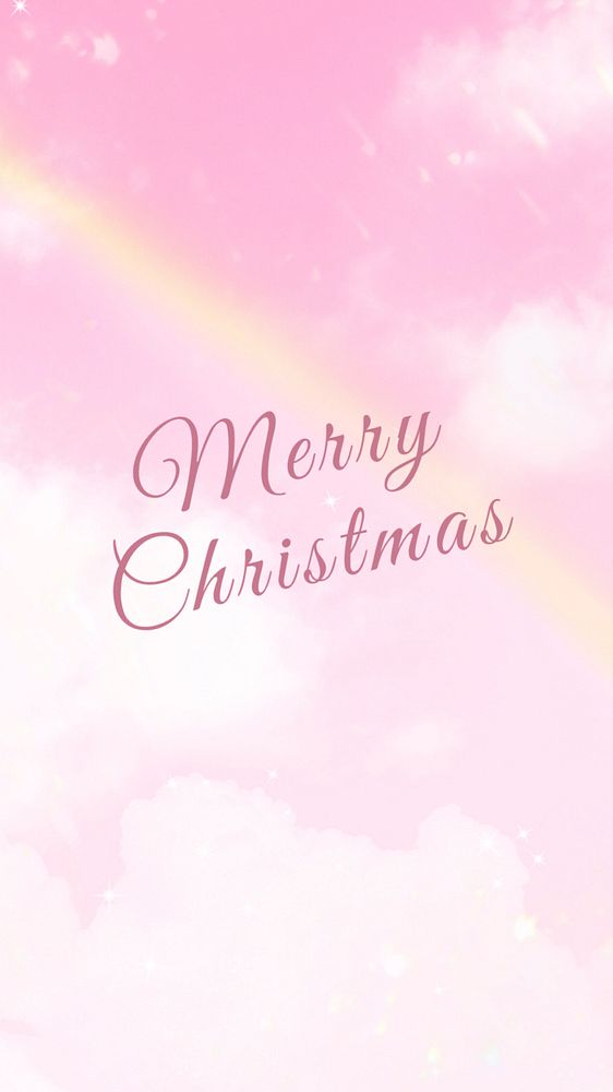 Aesthetic Christmas Facebook  story template, editable design