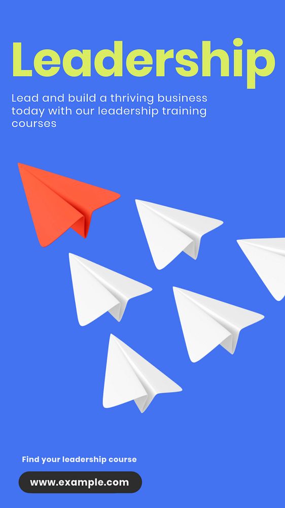 Paper planes Facebook story template, editable 3d design