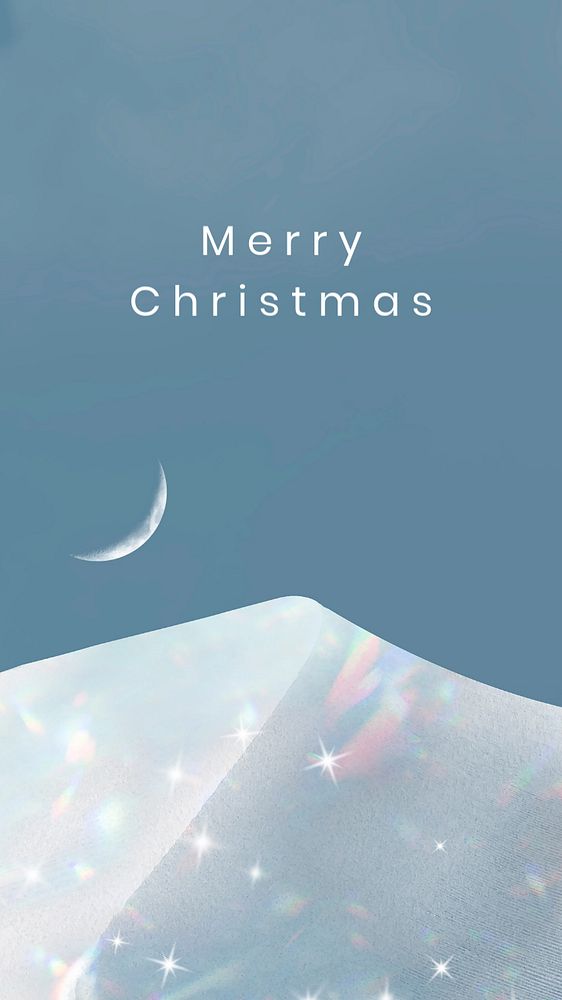 Aesthetic Christmas Instagram  story template, editable design