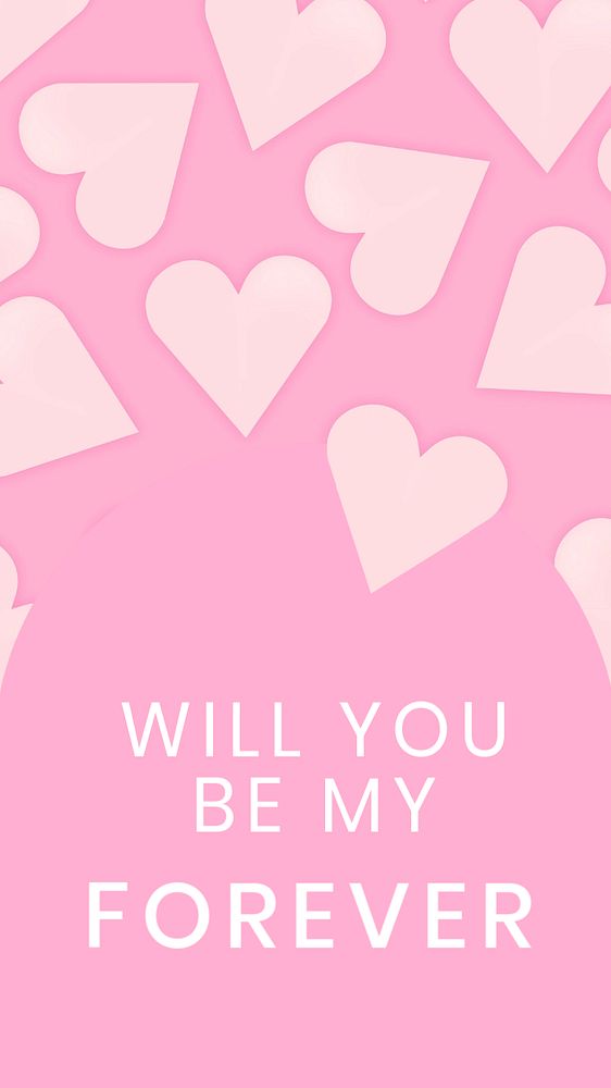 Valentine's day  Instagram story template, editable deign 