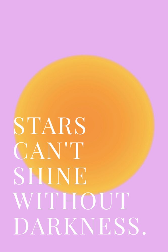 Aesthetic gradient Pinterest pin template, editable quote design