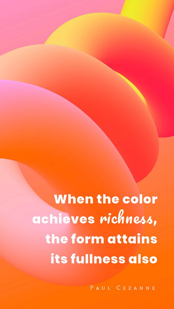 Orange fluid iPhone wallpaper template, editable design