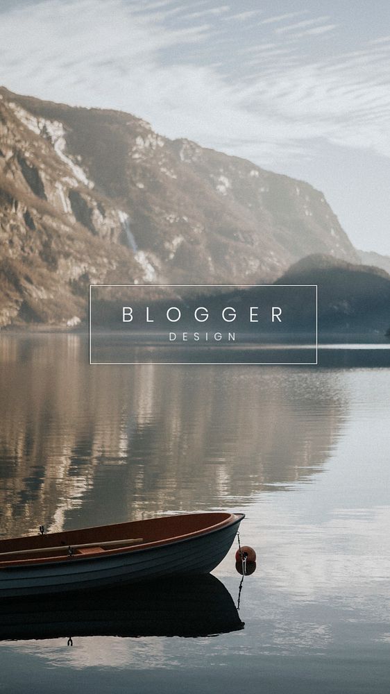 Travel blogger Facebook story template, editable design