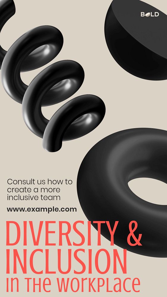 Workplace diversity Facebook story template, editable colorful design