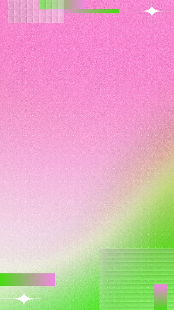 Pink gradient phone wallpaper, abstract geometric background, editable design