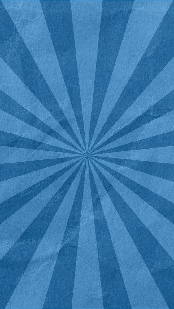 Blue  sun ray iPhone wallpaper, paper textured background, editable design