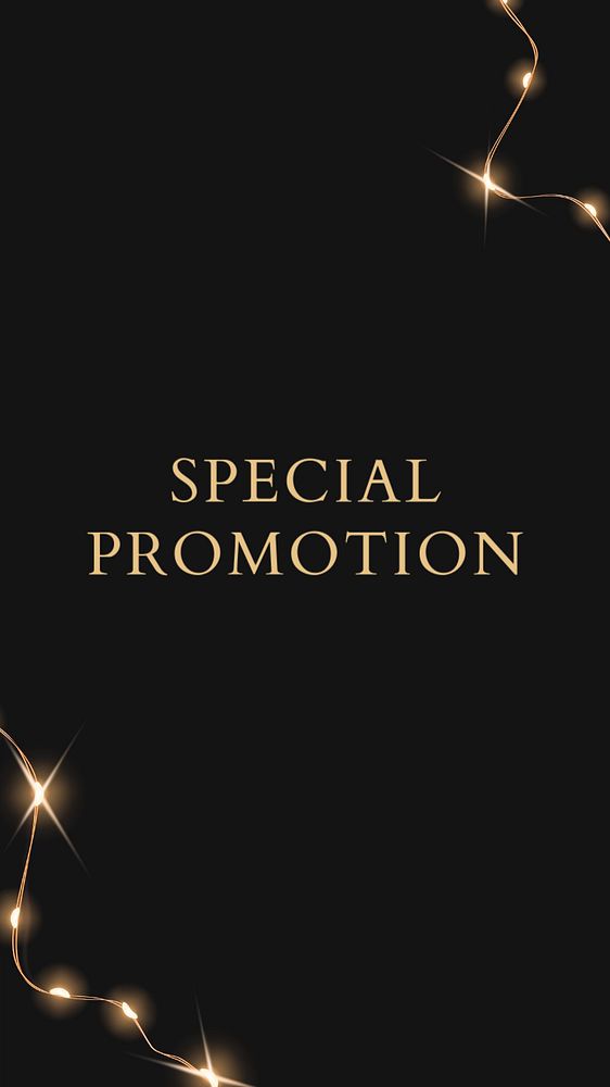 Special promotion Instagram story template, editable text