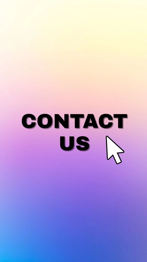 Contact us Instagram story template, editable text