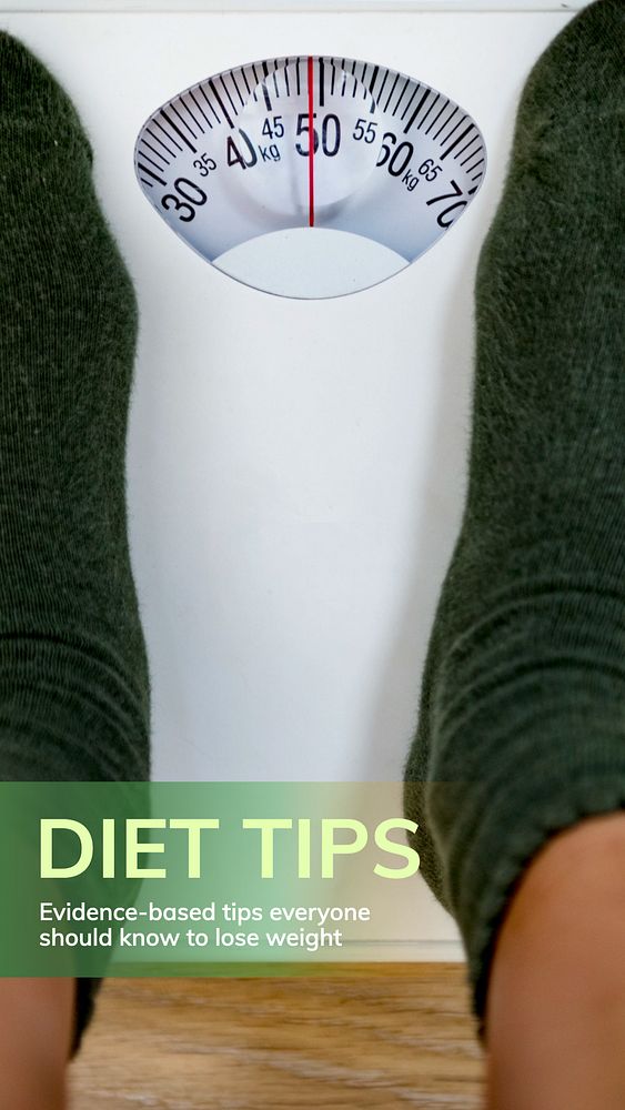 Diet tips  Instagram story template, editable text