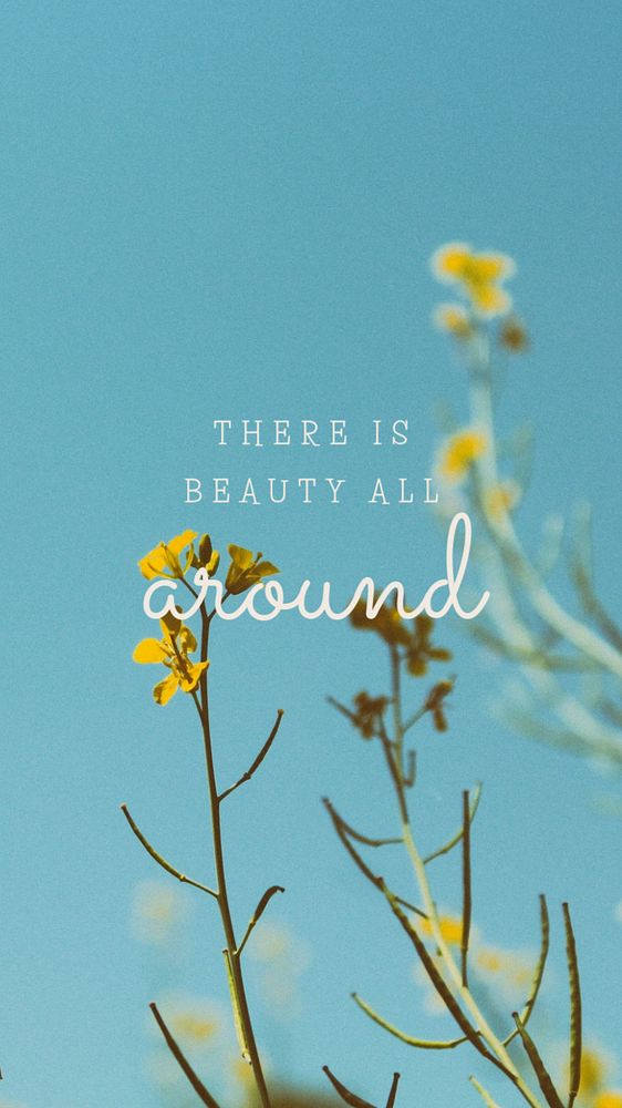 Beauty quote  Instagram story template, editable text