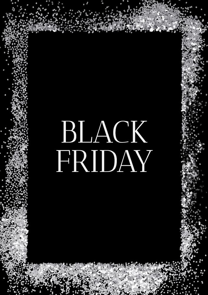 Black Friday poster template, editable text and design