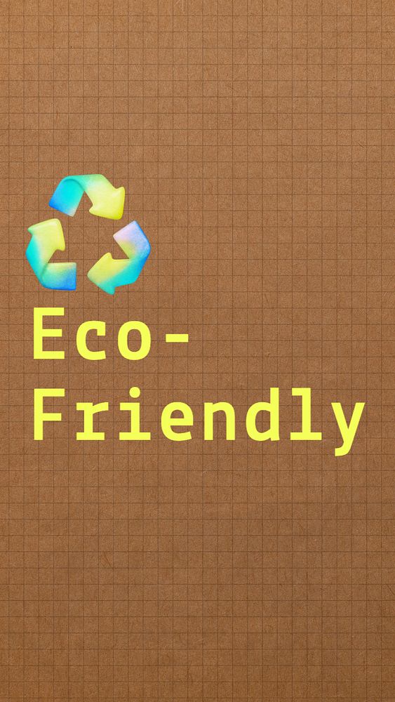 Eco friendly Instagram story template, editable text