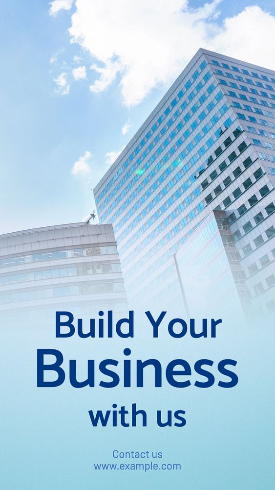 Business consultation Instagram story template, editable text