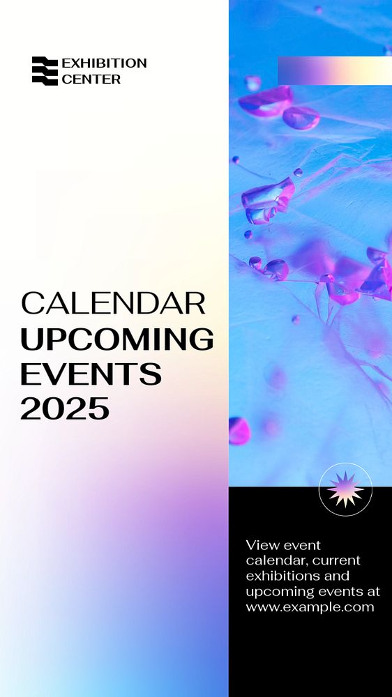Upcoming events social story template, editable Instagram design 