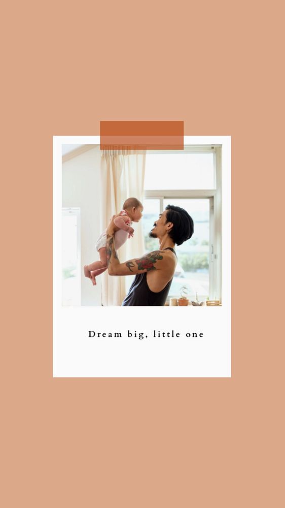 Dream big Instagram story template, editable text