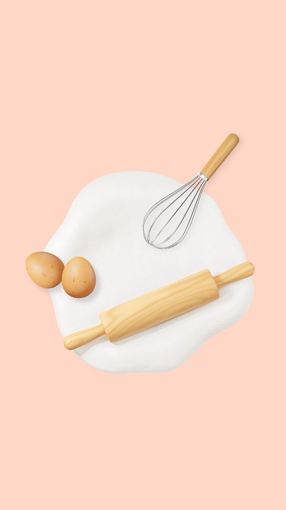 3D baking tool, element editable illustration