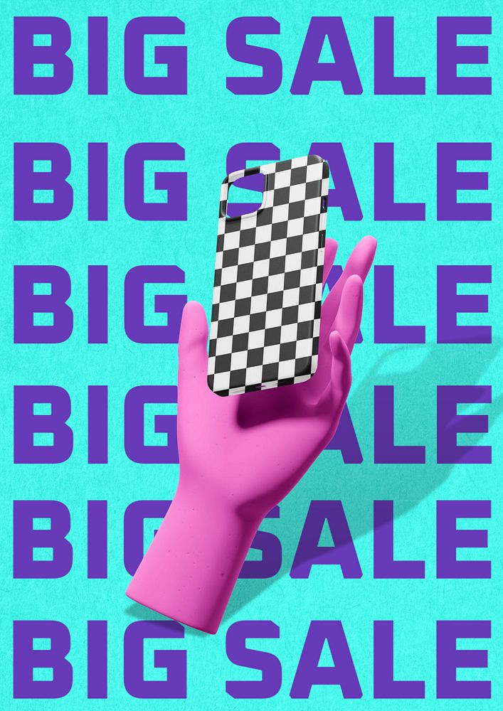 Big sale  poster template, editable text & design