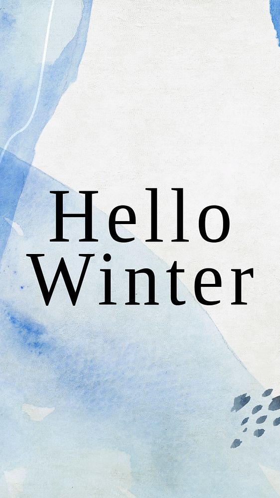 Hello winter social story template, editable text