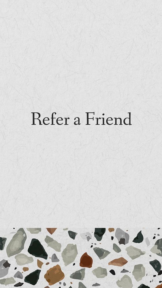 Refer a friend Instagram story template, editable text