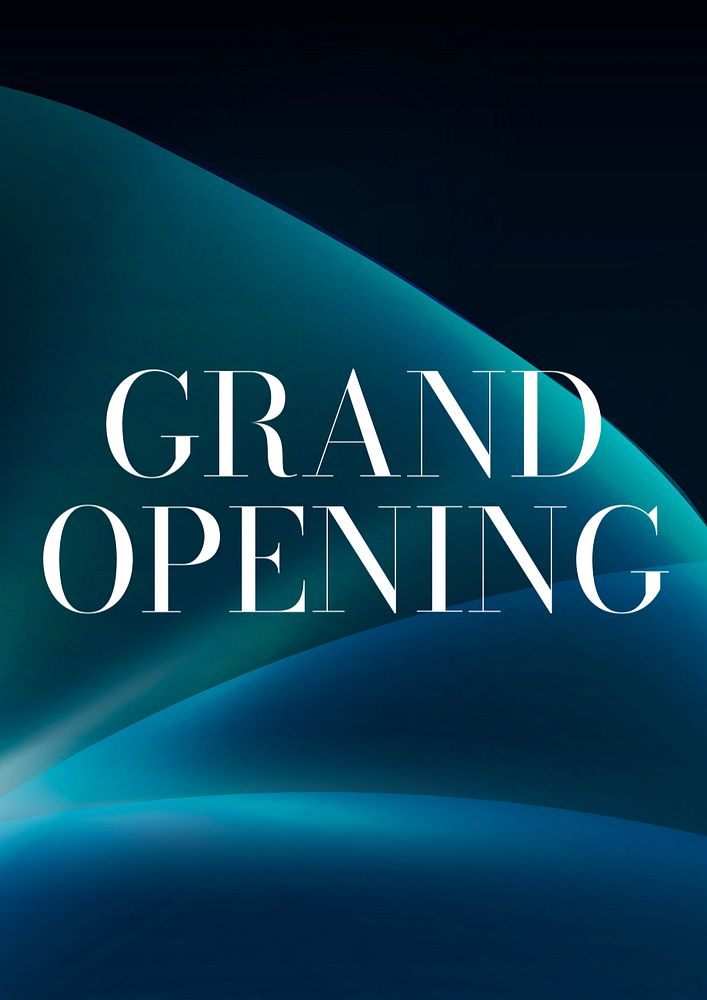 Grand Opening template for Instagram post poster template, editable text & design