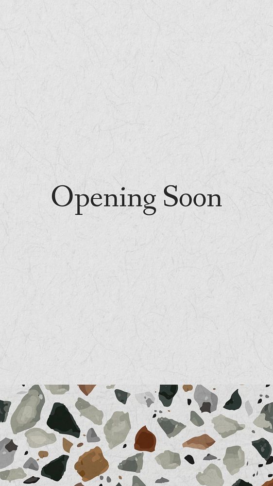 Opening soon 