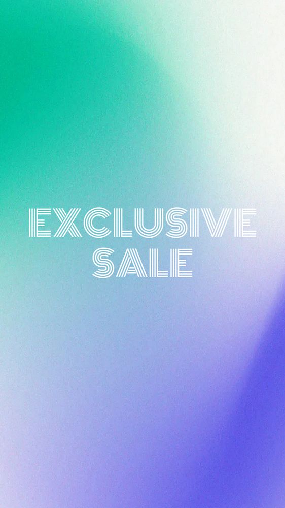 Exclusive sale Instagram story template, editable text